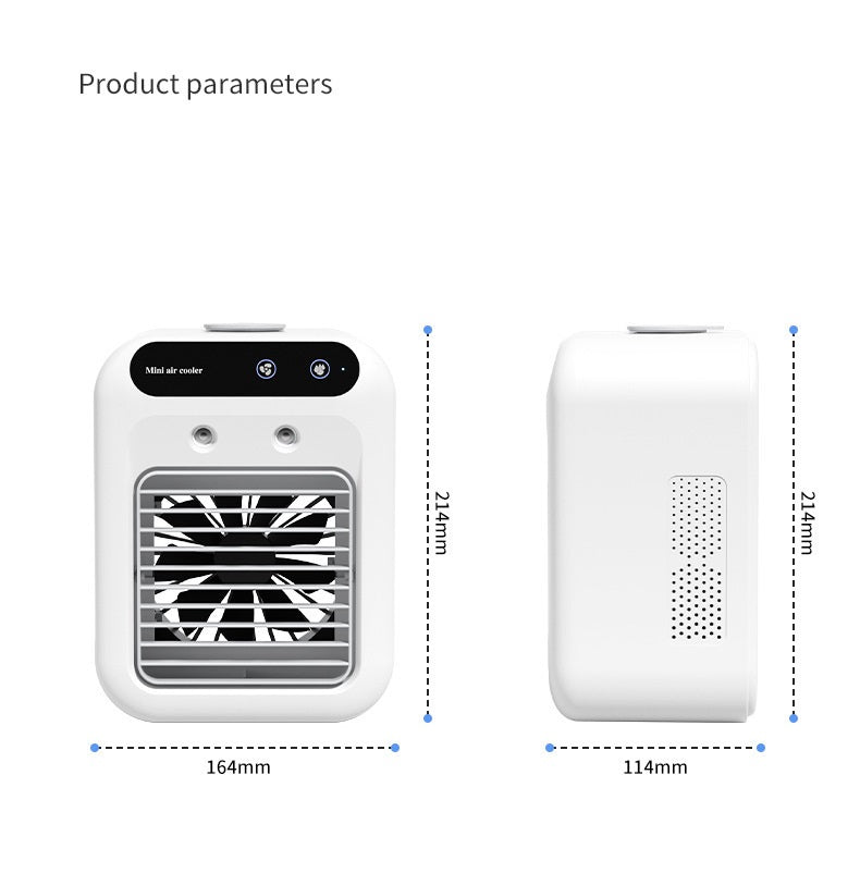 Portable Room & Car Air Cooler | Water-Cooled Fan & AC Unit