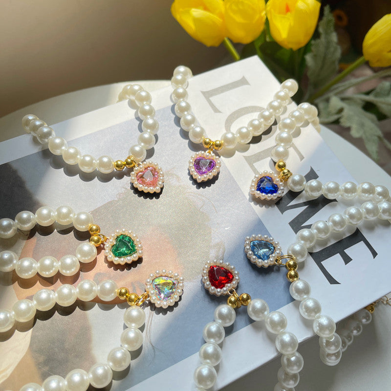 Pet Crystal Pendant Necklace