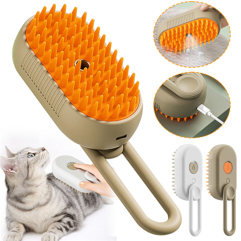 3 In 1 Electric Spray Pet Grooming Comb