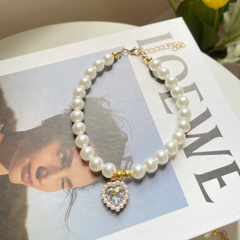 Pet Crystal Pendant Necklace