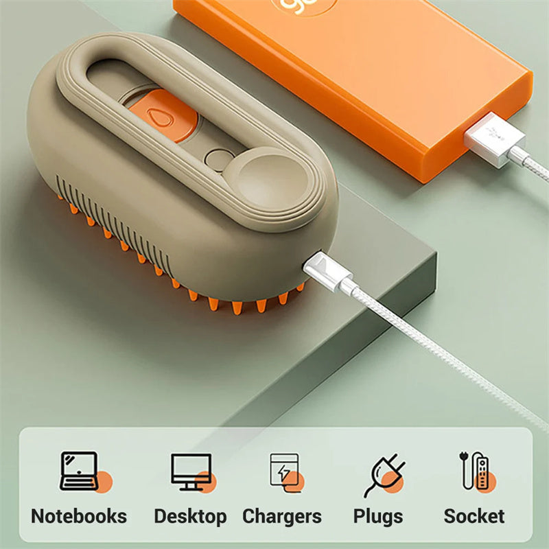 3 In 1 Electric Spray Pet Grooming Comb