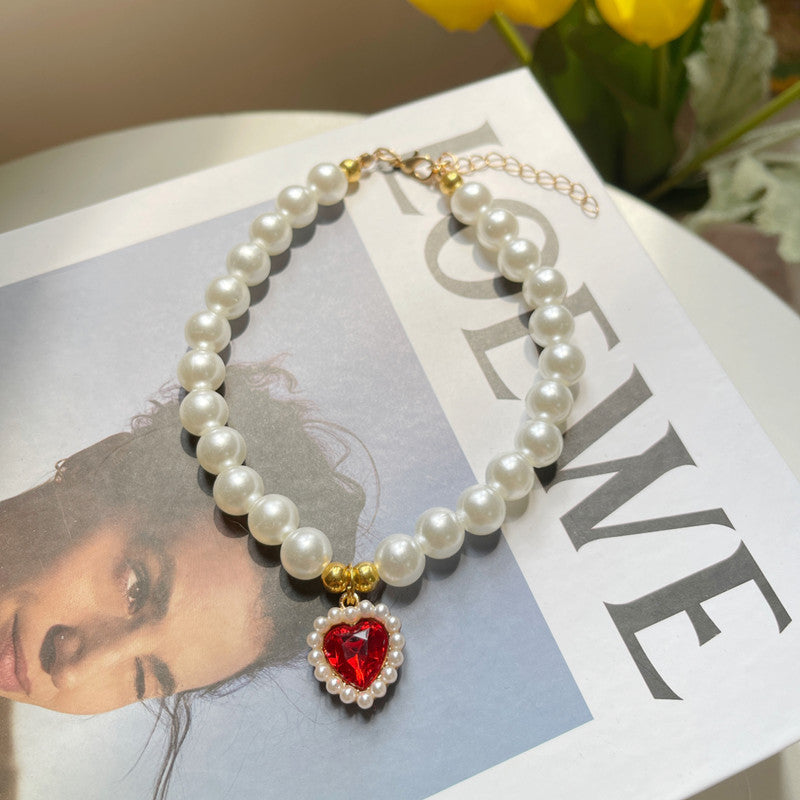 Pet Crystal Pendant Necklace