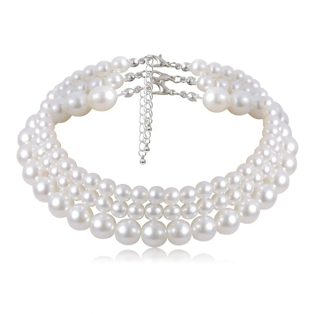 Ladies Wedding Short Clavicle Necklace