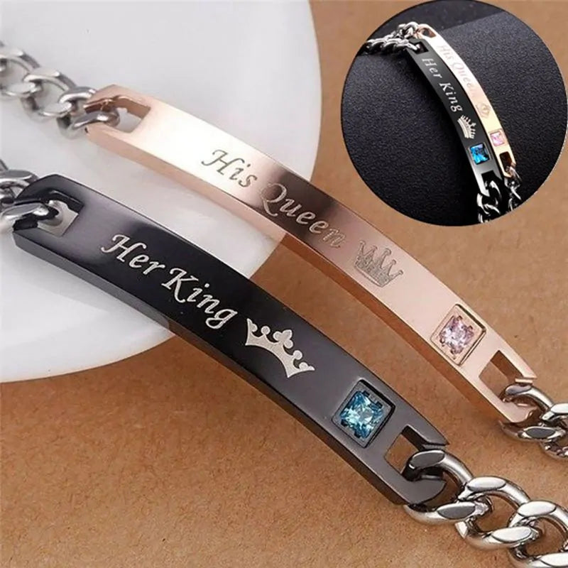 Her King His Queen Bracelet Sets