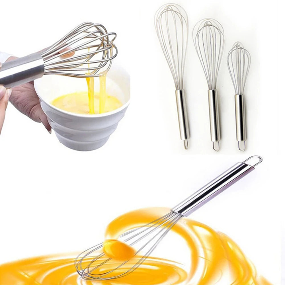 Stainless Steel Manual Egg Beater Mixer