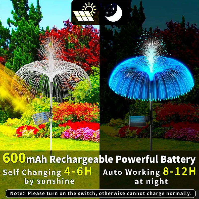 Solar LED Jellyfish Lights Outdoor Garden