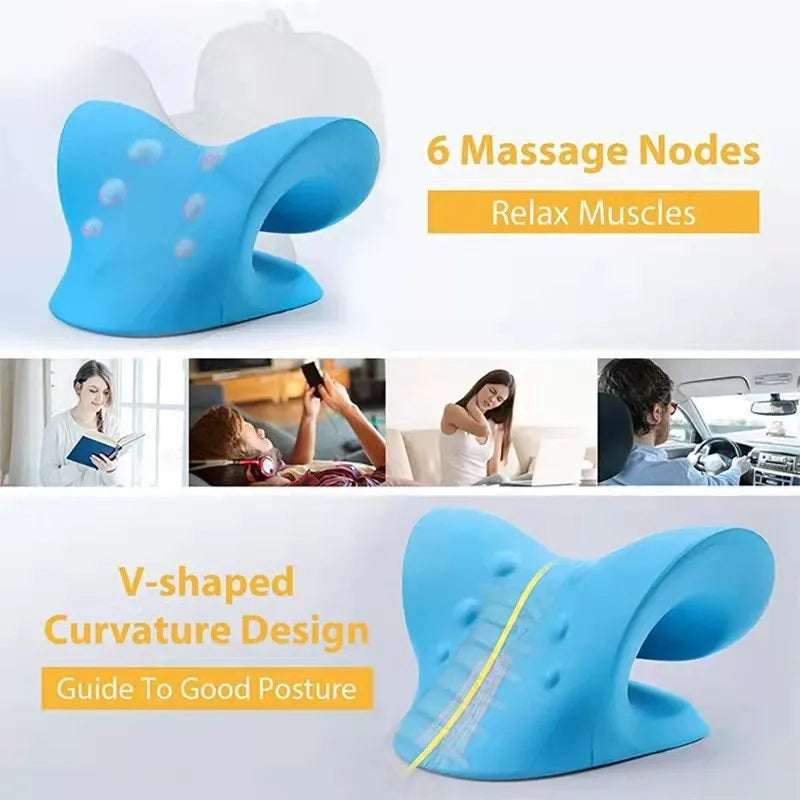 Neck Shoulder Massage Stretcher Pillow