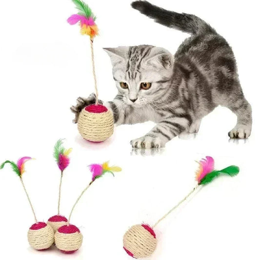 Cat Toy Sisal Scratching Ball
