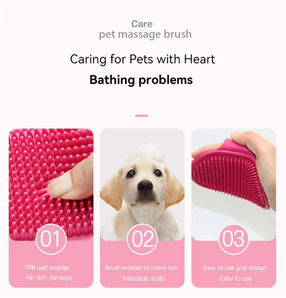 Rubber Pet Brush