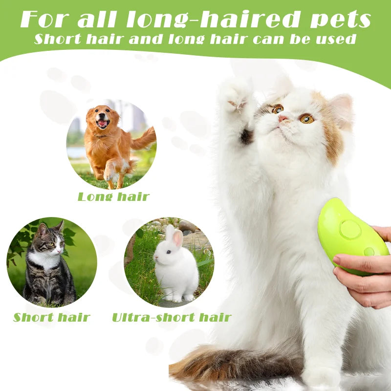 Electric Spray Cat Hair Brush