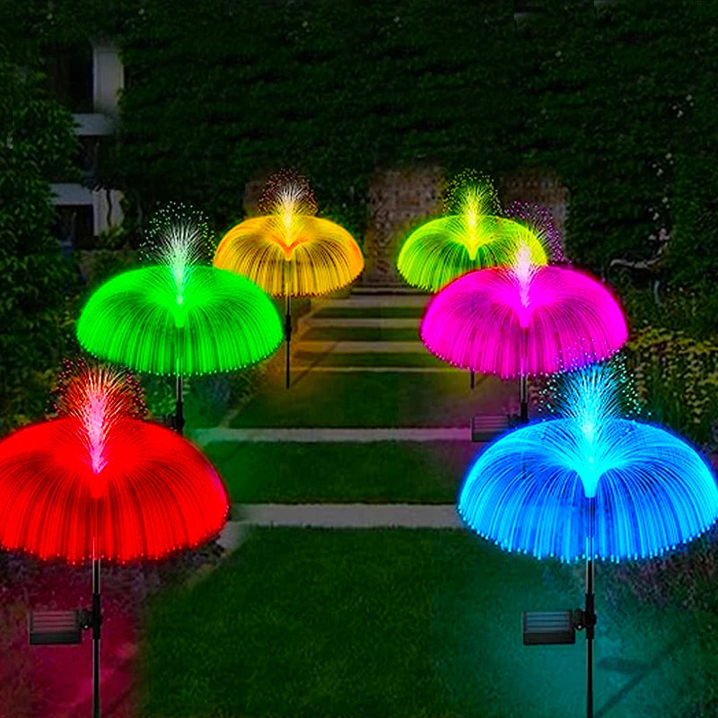Solar LED Jellyfish Lights Outdoor Garden
