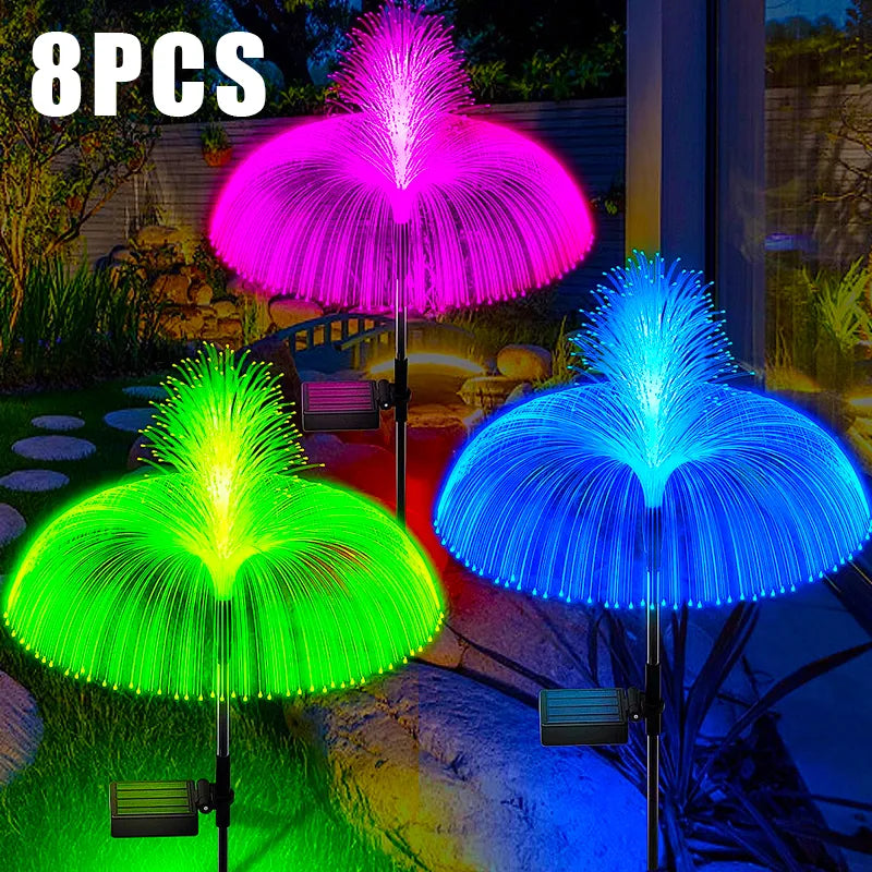 Solar LED Jellyfish Lights Outdoor Garden