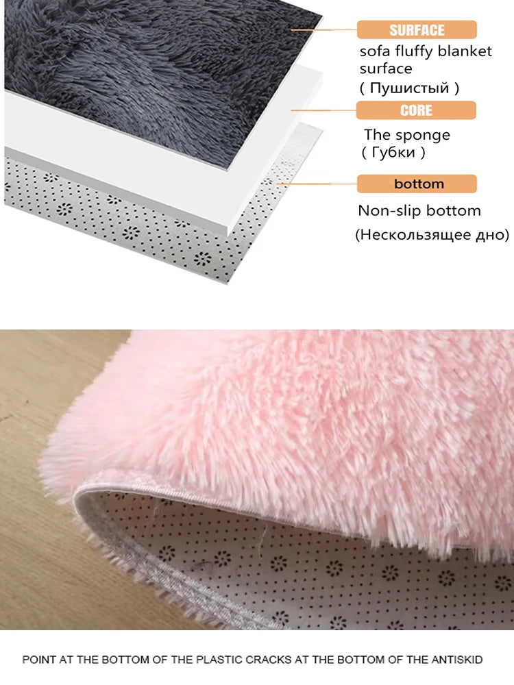 Non-Slip Fluffy Carpet