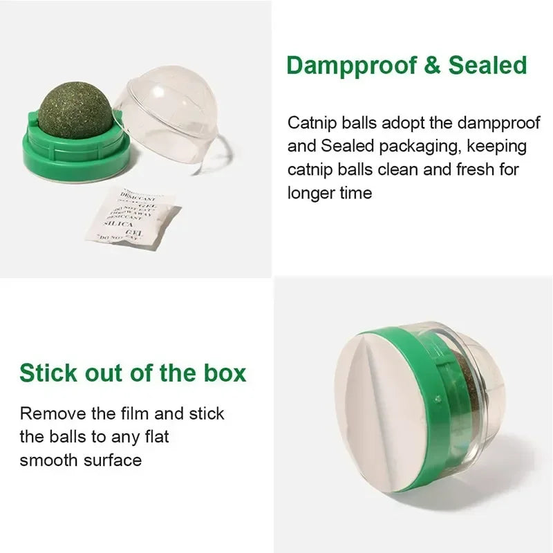 Rotatable Catnip Ball Toy