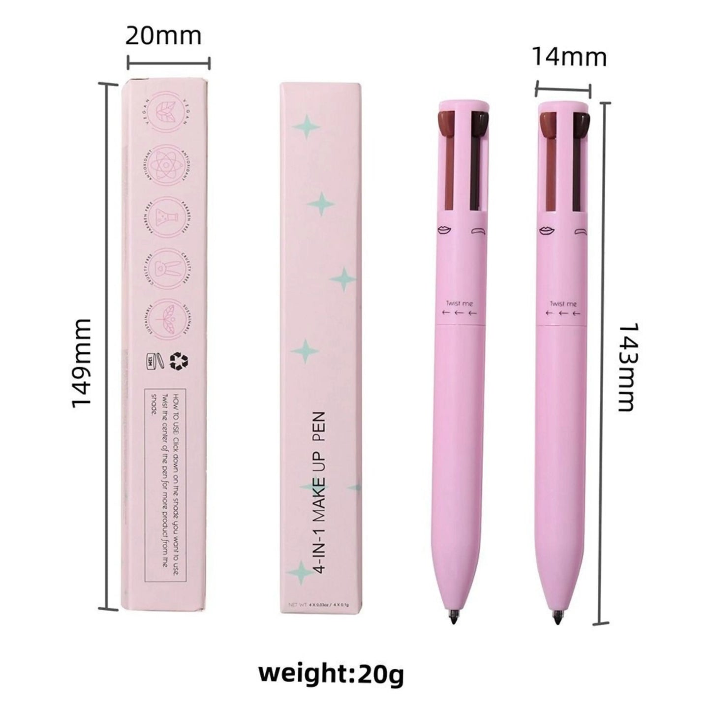 Glam 4-in-1 Makeup Tool