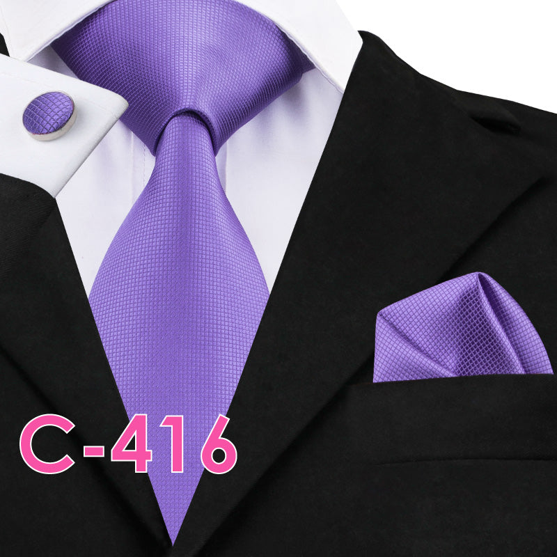 Silk Mens Neck Tie Set