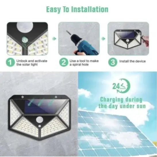 GuardianBeam: Solar Security Light