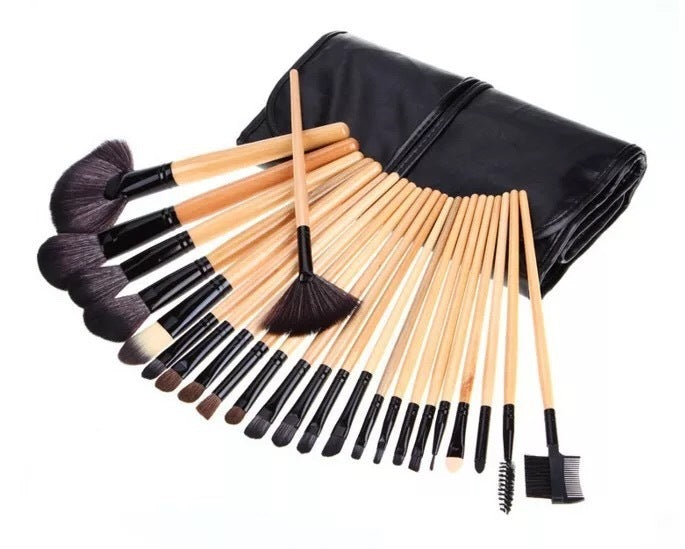 24 PCs Makeup Brush With Horse Hair