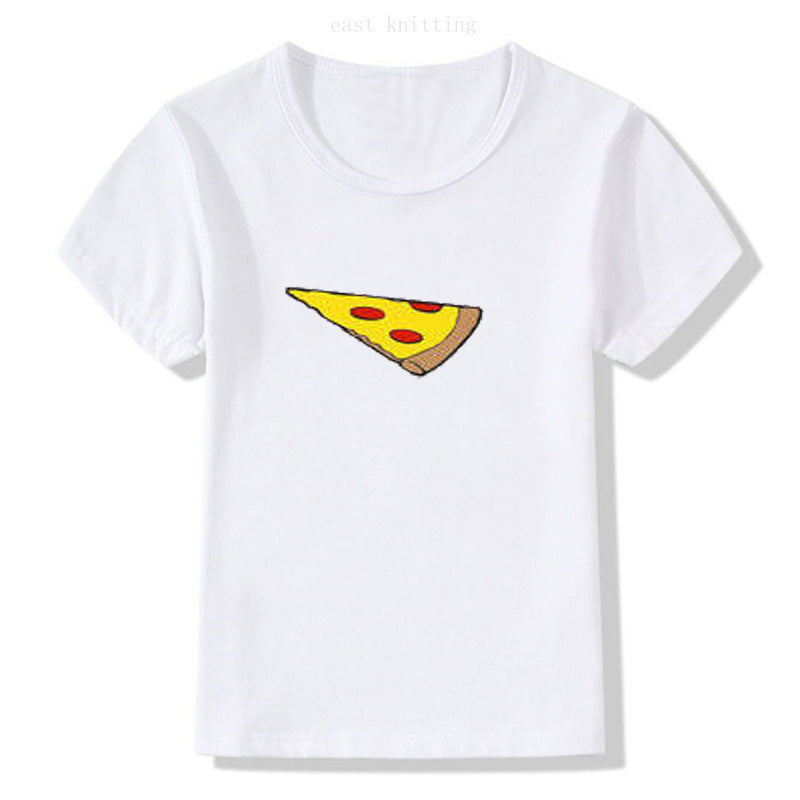 Family Matching Cute Pizza Short Sleeve T-Shirts