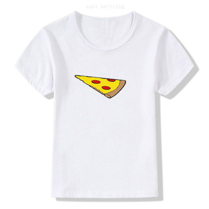 Family Matching Cute Pizza Short Sleeve T-Shirts