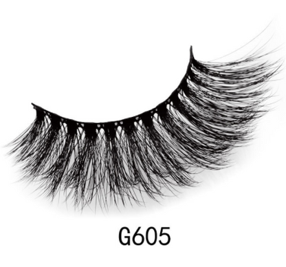 Five Pairs Of 3D False Eyelashes G800 Thick  Mink False Eyelashes