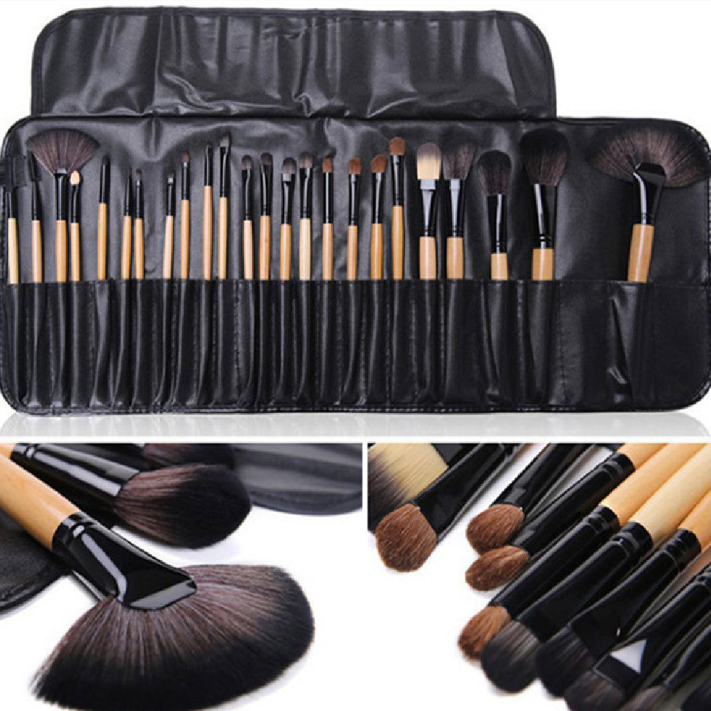 24 PCs Makeup Brush With Horse Hair 