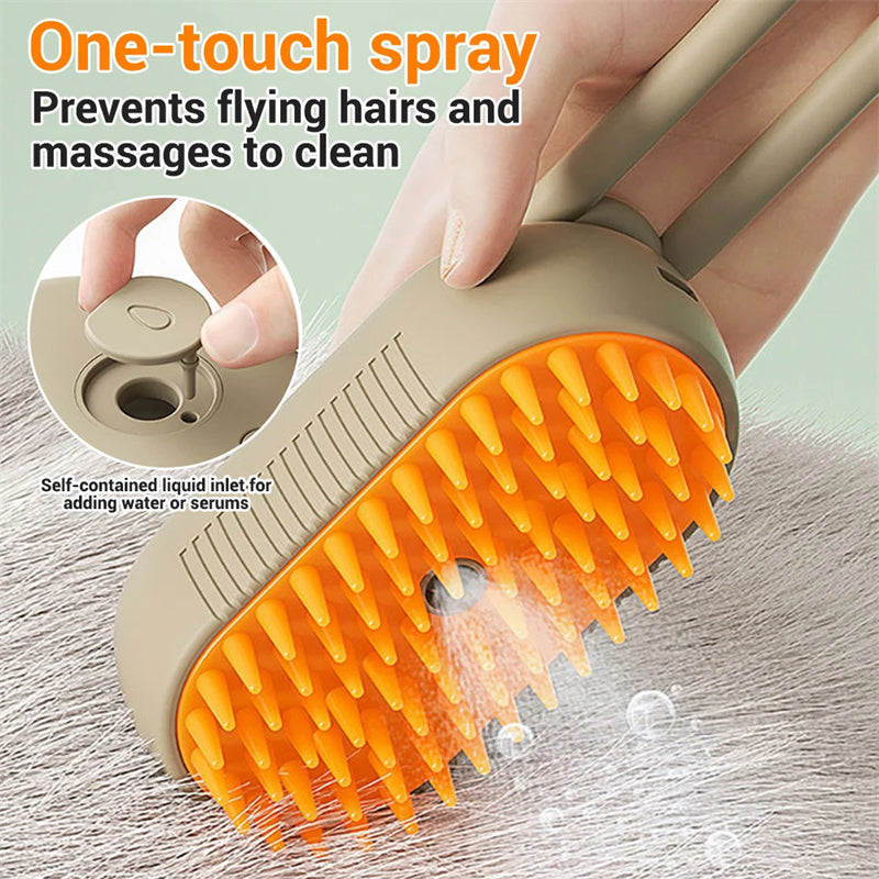 3 In 1 Electric Spray Pet Grooming Comb
