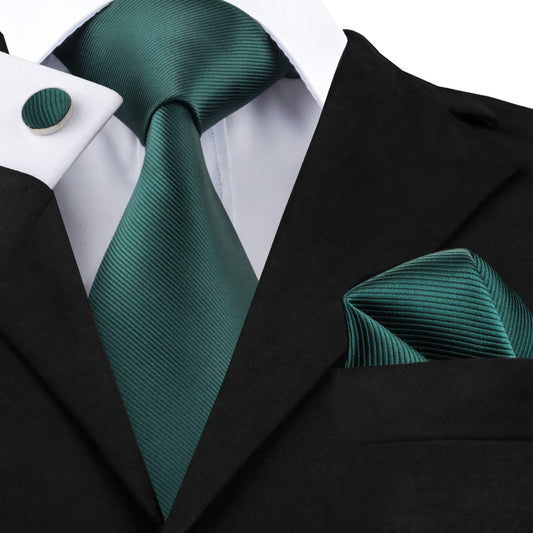 Silk Mens Neck Tie Set