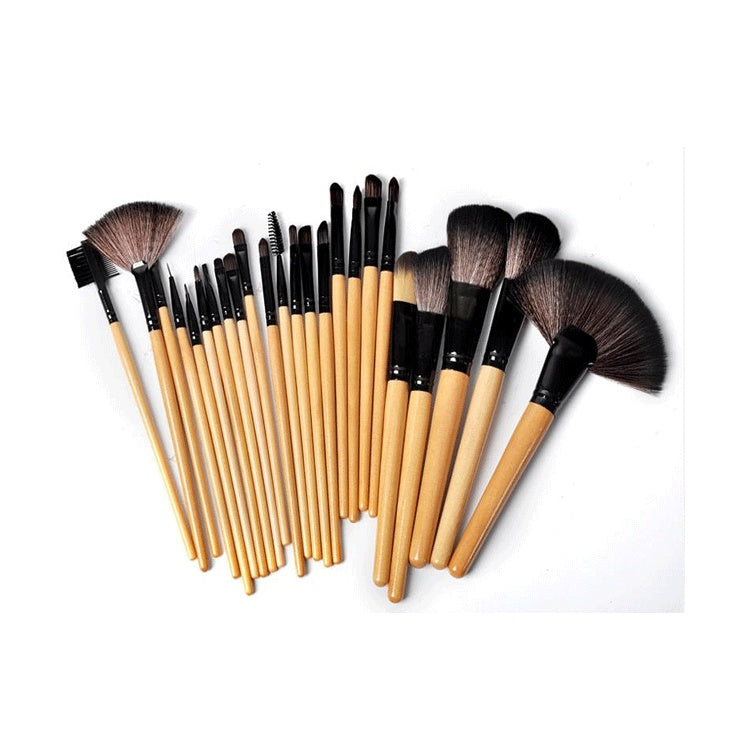 24 PCs Makeup Brush With Horse Hair