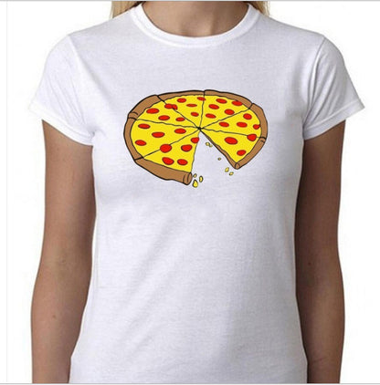 Family Matching Cute Pizza Short Sleeve T-Shirts