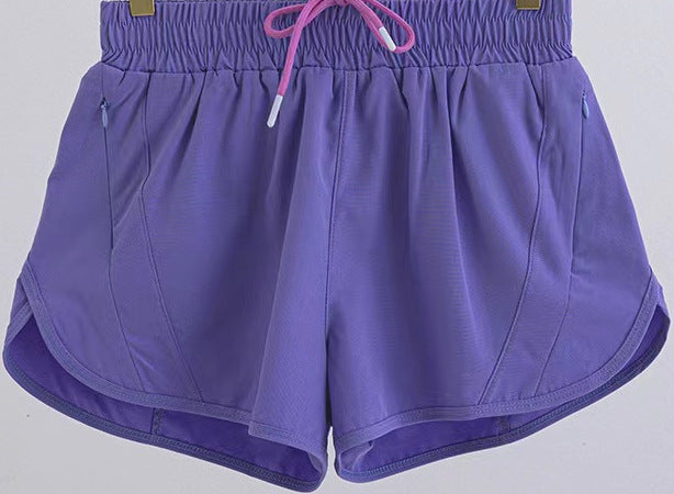 Summer Sports Shorts With Zipper Pockets