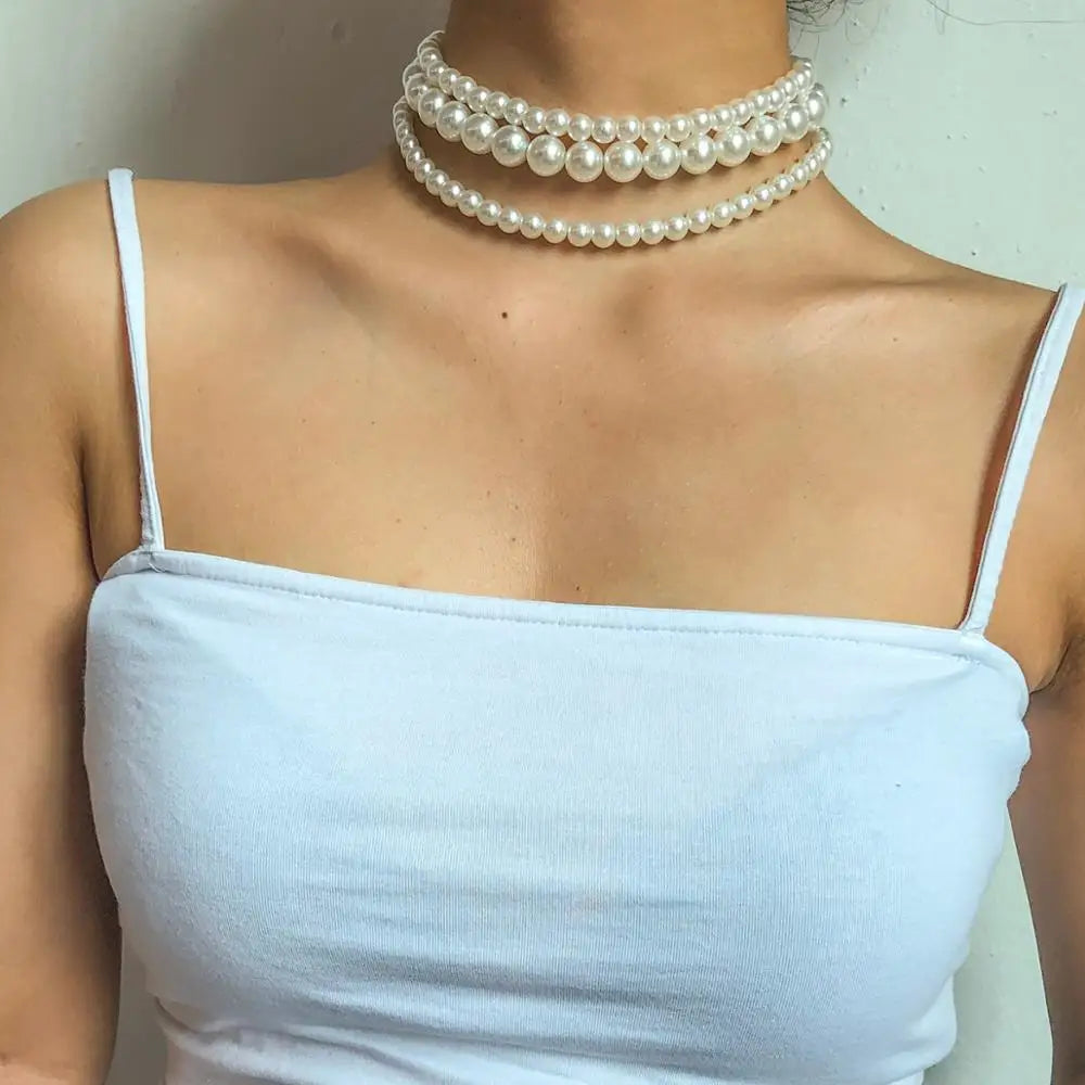 Ladies Wedding Short Clavicle Necklace