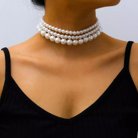 Ladies Wedding Short Clavicle Necklace