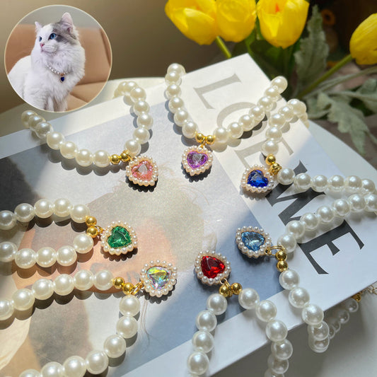 Pet Crystal Pendant Necklace