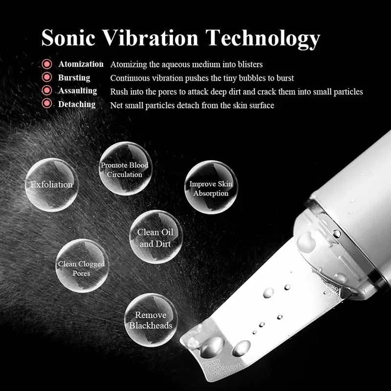 Ultrasonic Skin Face Scrubber