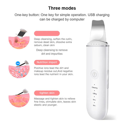 Ultrasonic Skin Face Scrubber