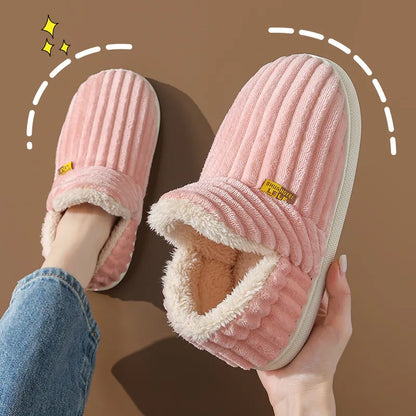 Ladies Warm Fluffy Shoes