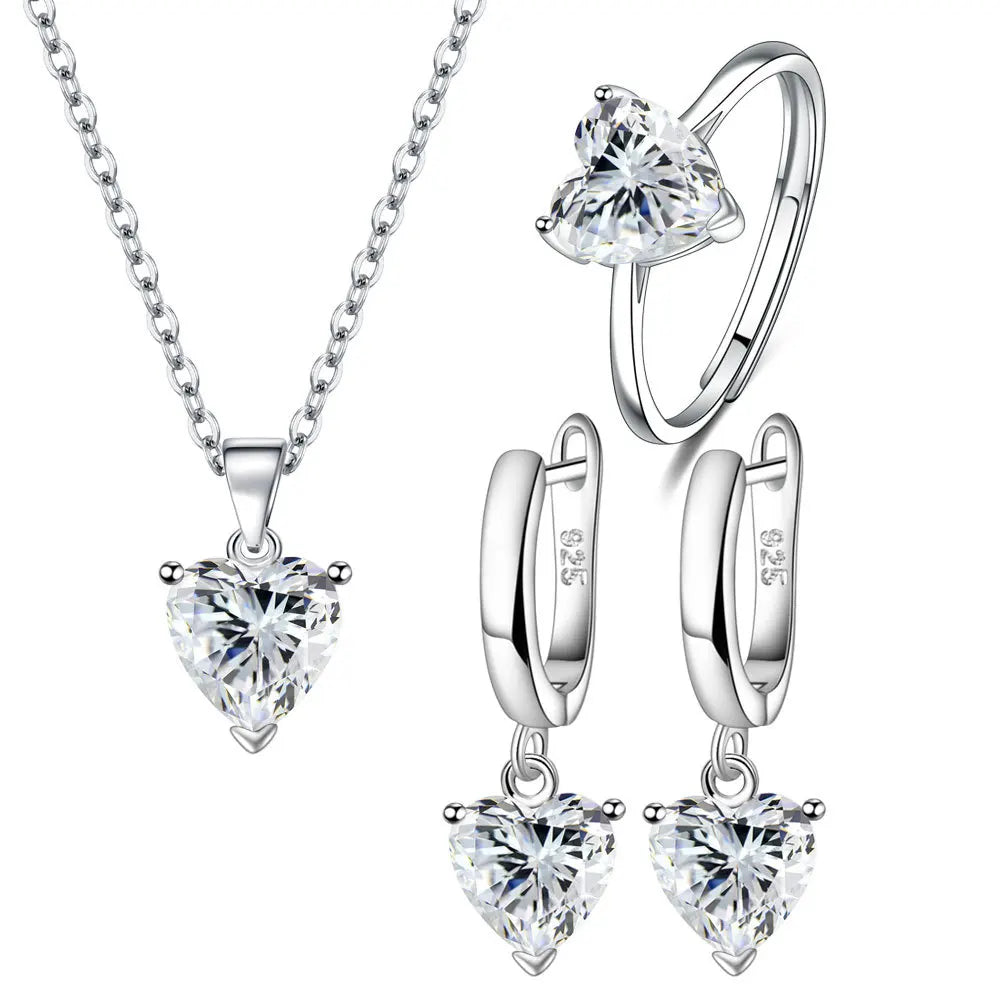 925 Sterling Silver Jewelry Set