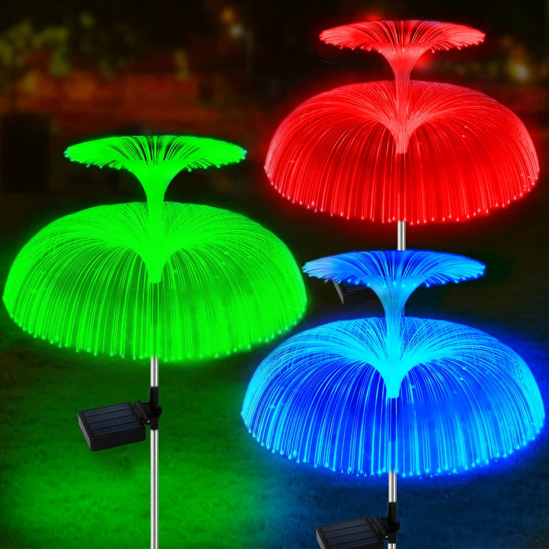 Solar LED Jellyfish Lights Outdoor Garden