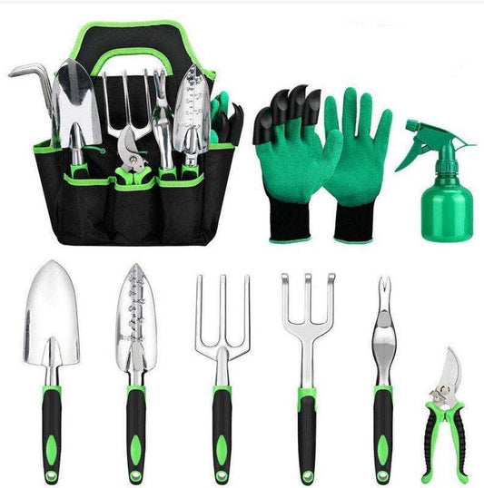 9-piece Aluminum Alloy Gardening Tools