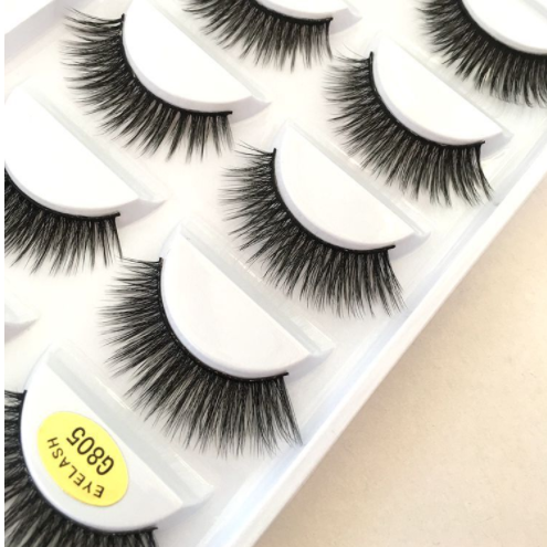 Five Pairs Of 3D False Eyelashes G800 Thick  Mink False Eyelashes