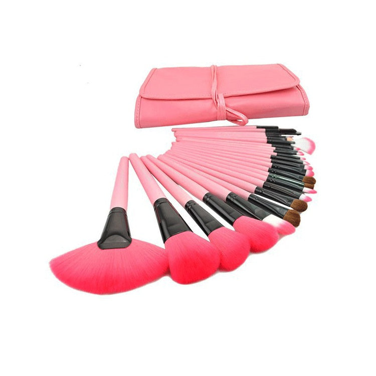 24 PCs Makeup Brush With Horse Hair