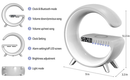 Bluetooth Speaker Charger Lamp