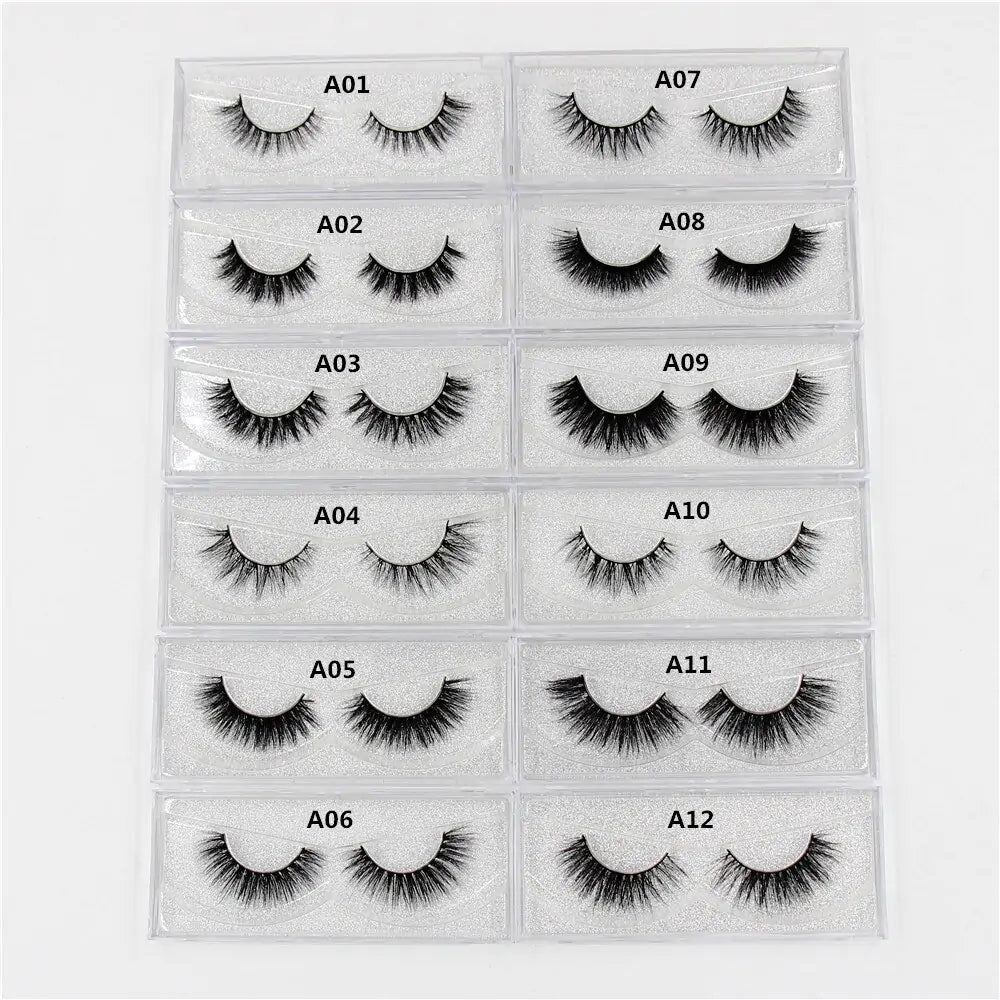 3D Mink Eyelashes Variety