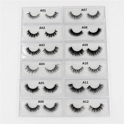 3D Mink Eyelashes Variety