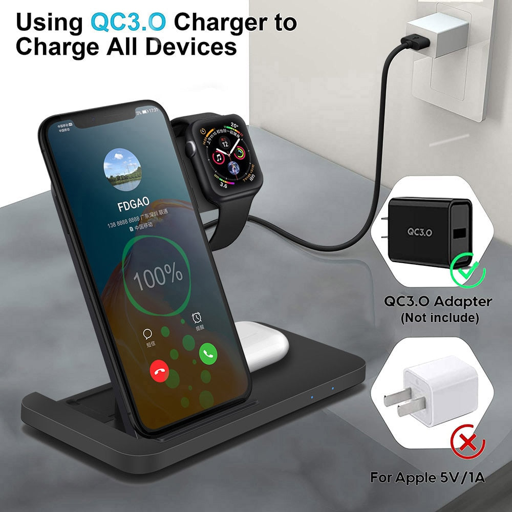 3in1 Wireless Dock Station