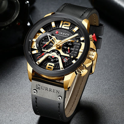 Military Chronograph Wristwatch