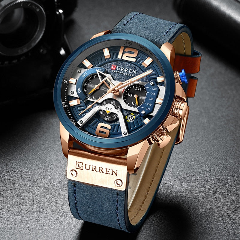 Military Chronograph Wristwatch