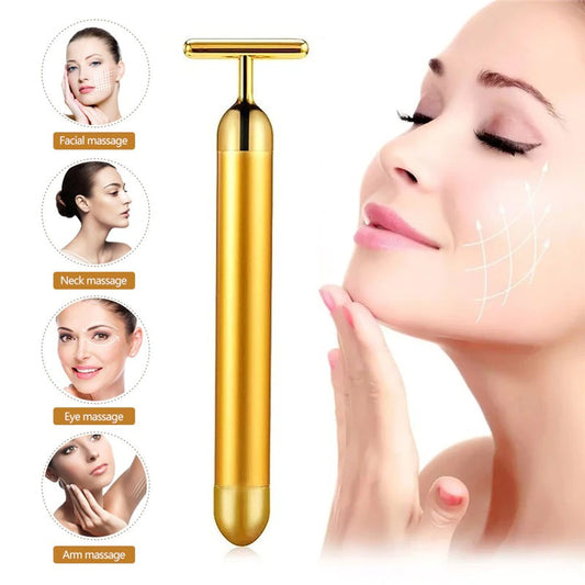 Gold T Beauty Bar Facial Roller